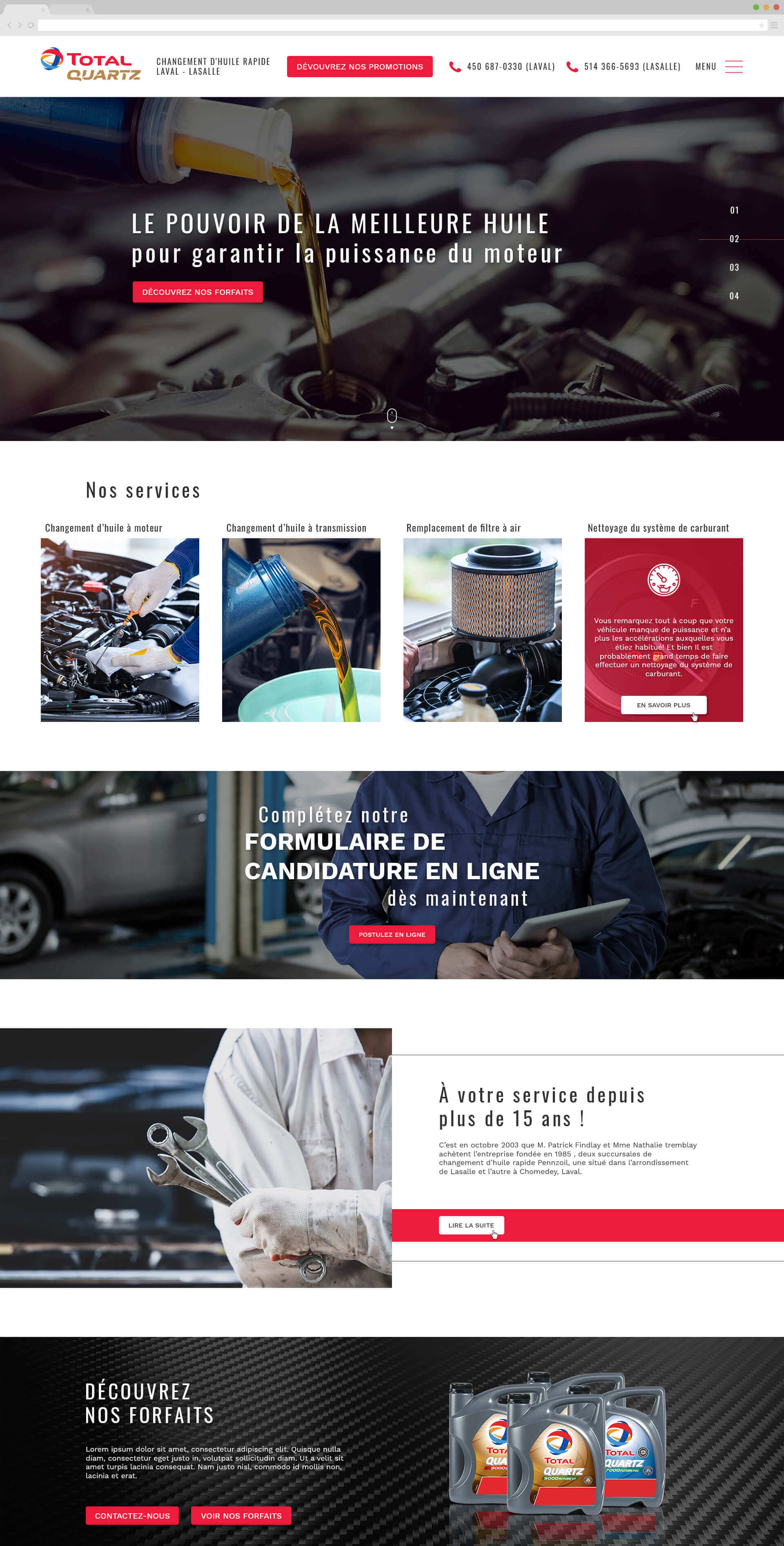 Site web semi-personnalisé pour Studios d'arts Martiaux